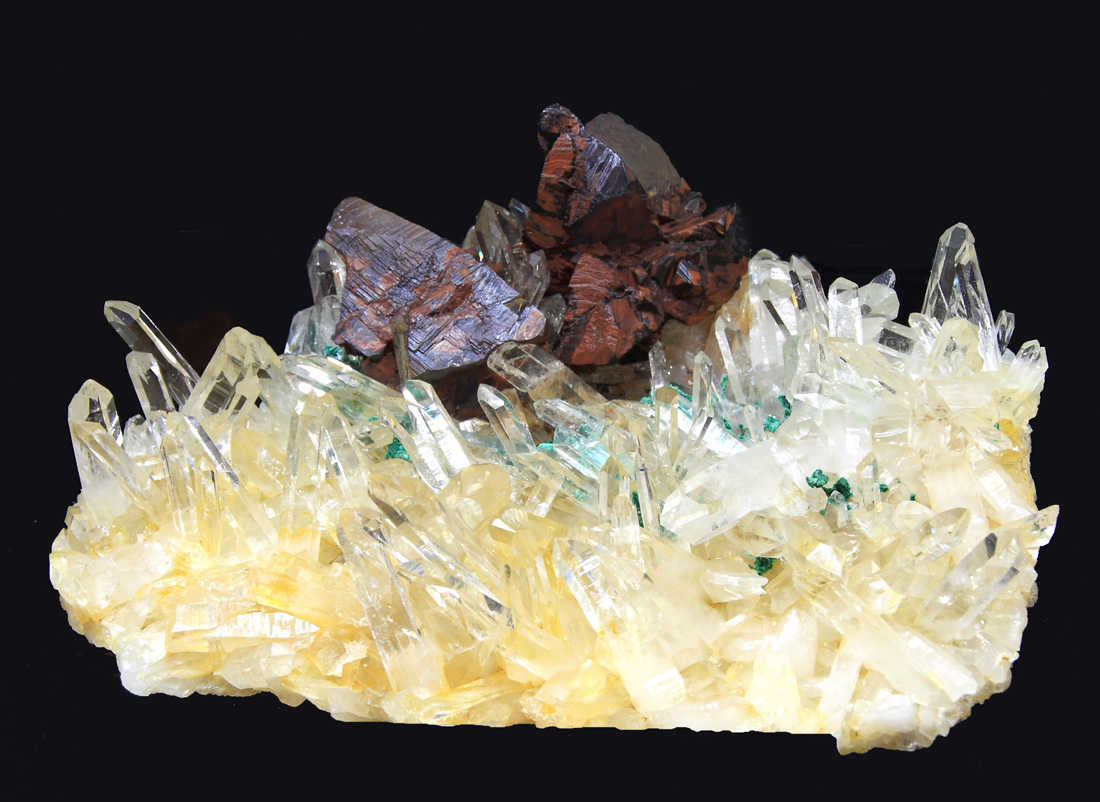 Quartz et chalcopyrite - La Gardette